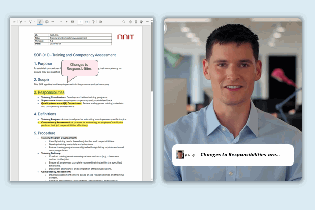 AI video based training